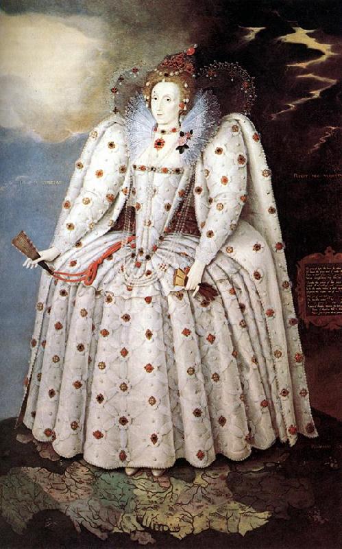  Portrait of Queen Elisabeth dfg